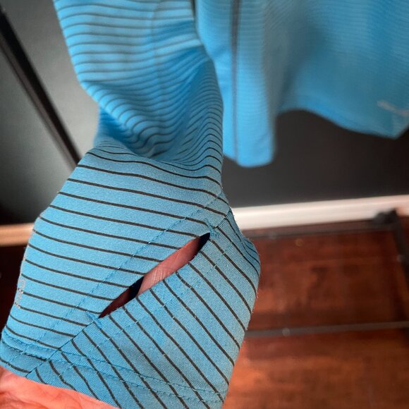 Women's Eddie Bauer First Ascent FreeHeat Pro Long Sleeve Qtr Zip, Size XS, Blue - Picture 5 of 10